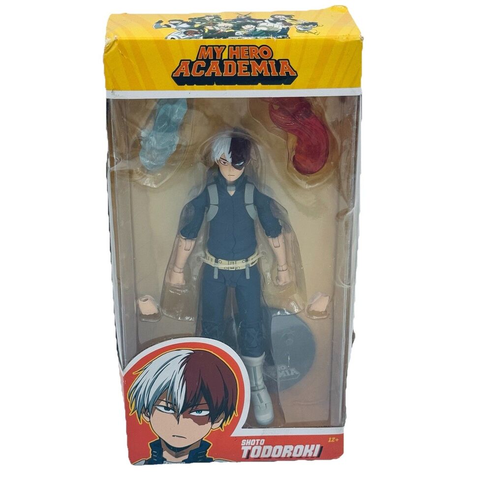McFarlane Toys My Hero Academia Shoto Todoroki Action Figure New in Damaged Box